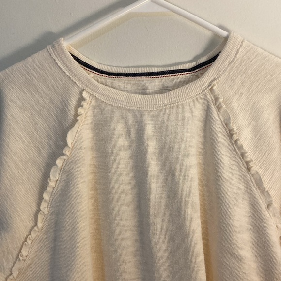 Anthropologie PILCRC Cream Top - Picture 4 of 7